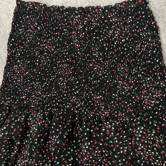 Floral Skirt with Ruffles - Picture 2 of 3